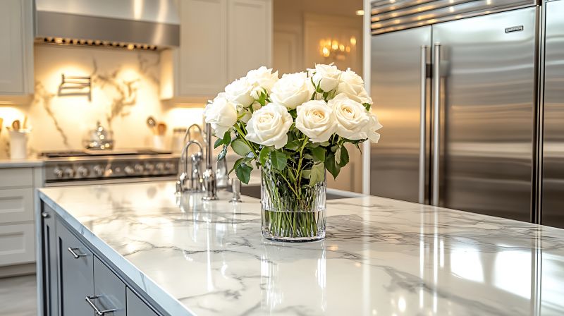 Marble Countertop Installation in Lake County, IL